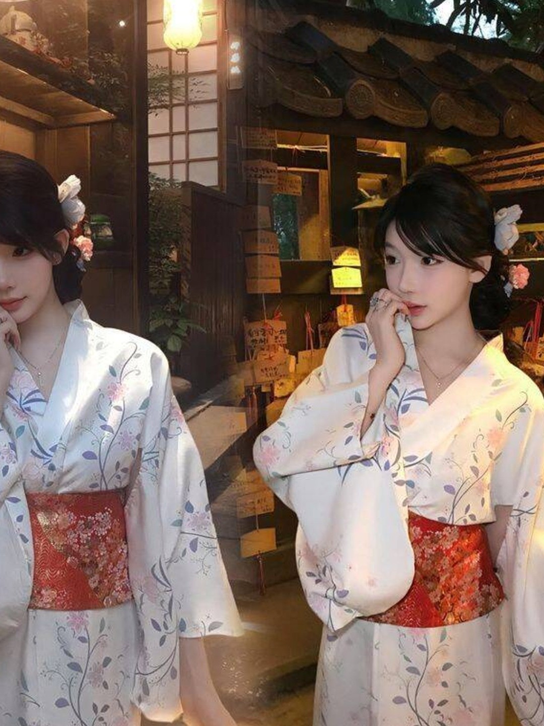 Photography Design - Traditional Japanese Kimono Style Bathrobe Improved