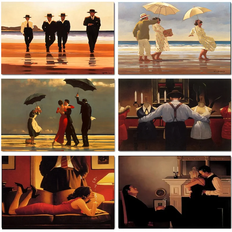 Photography Art - Scottish Artist Jack Vettriano Portrait Artwork