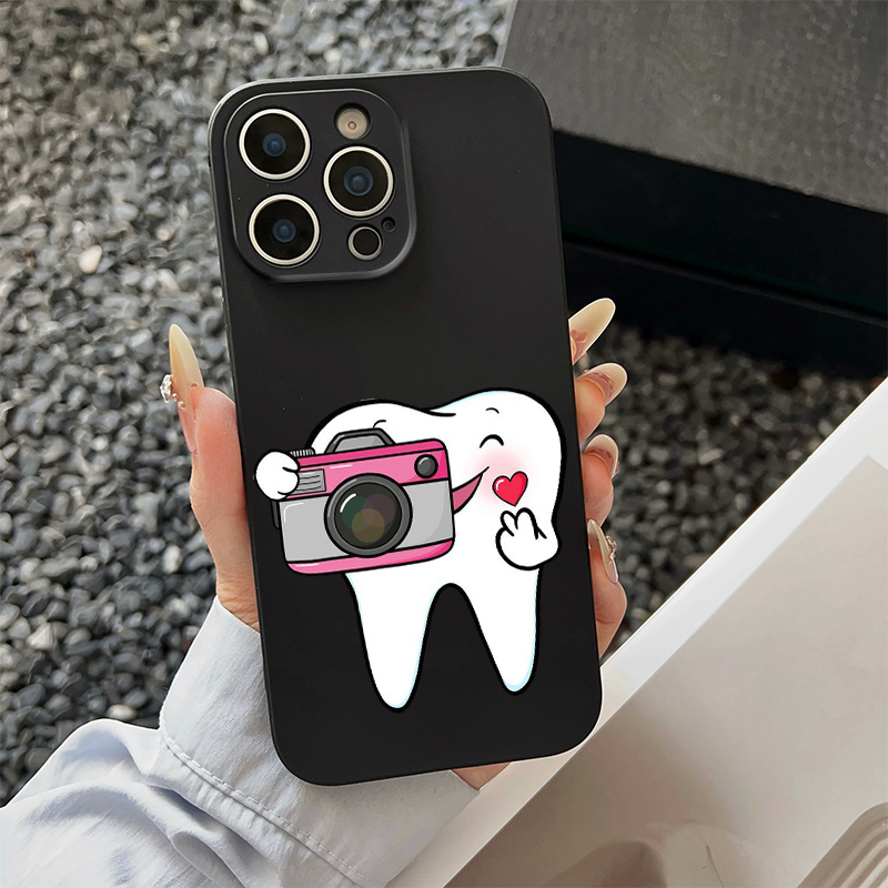 Photography With Iphone 15 - Cute teeth photography design phone case