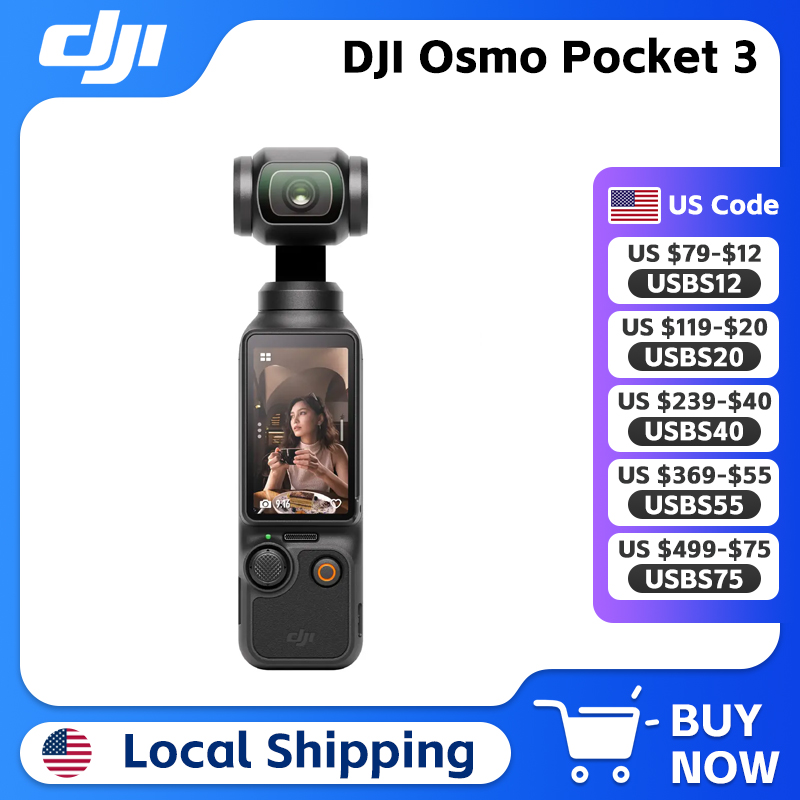 Handheld Stabilizer Gimbal - DJI Osmo Pocket 3 Vlogging Camera