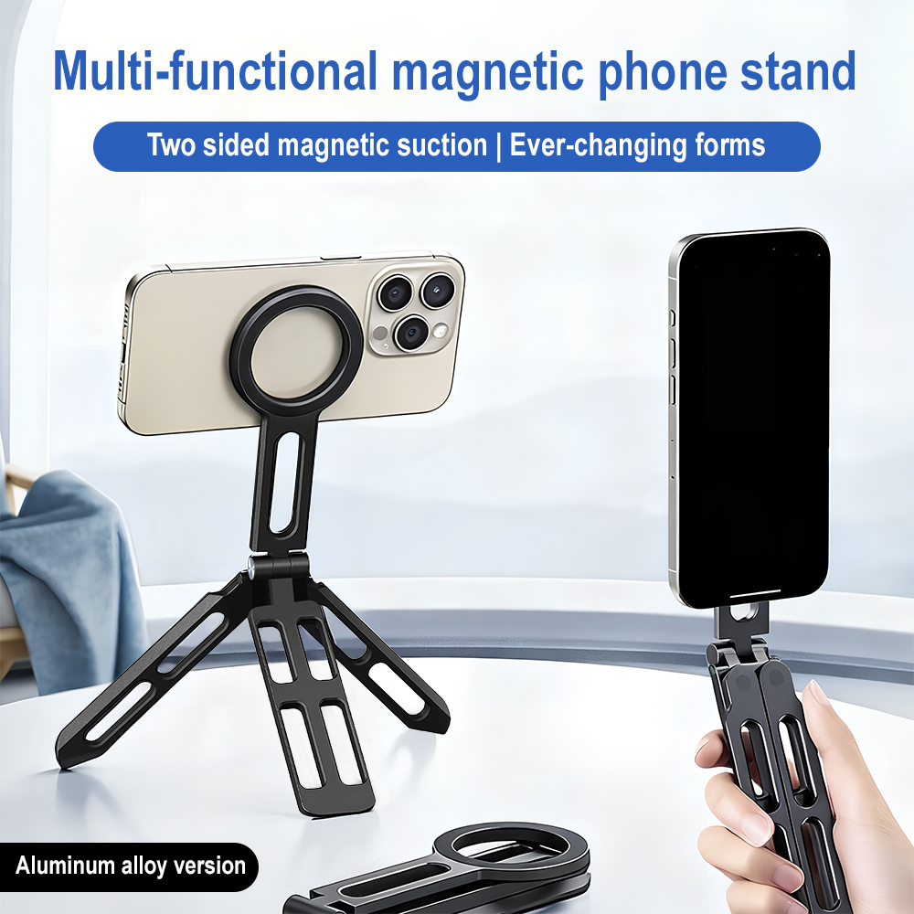 Photography Outdoor - Magnetic Phone Holder Four-axis 360° Rotation