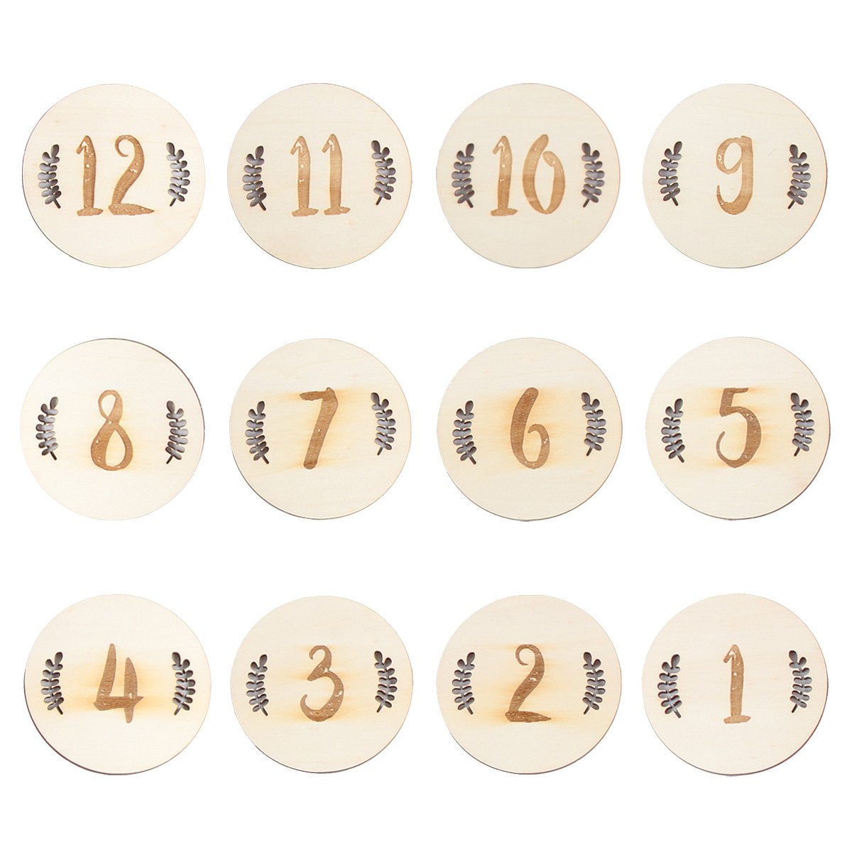 12Pcs Baby Birth Month Cards W - đánh giá và giá Photography Of Memories
