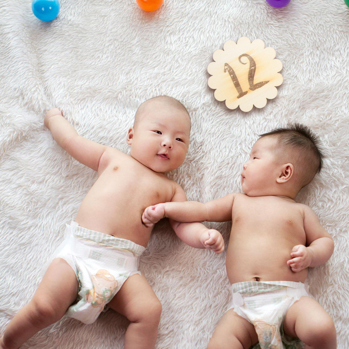 12Pcs Baby Birth Month Cards W - đánh giá và giá Photography Of Memories