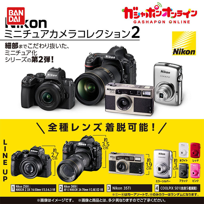 Bandai Miniature Camera Simula - đánh giá và giá Photography Anime