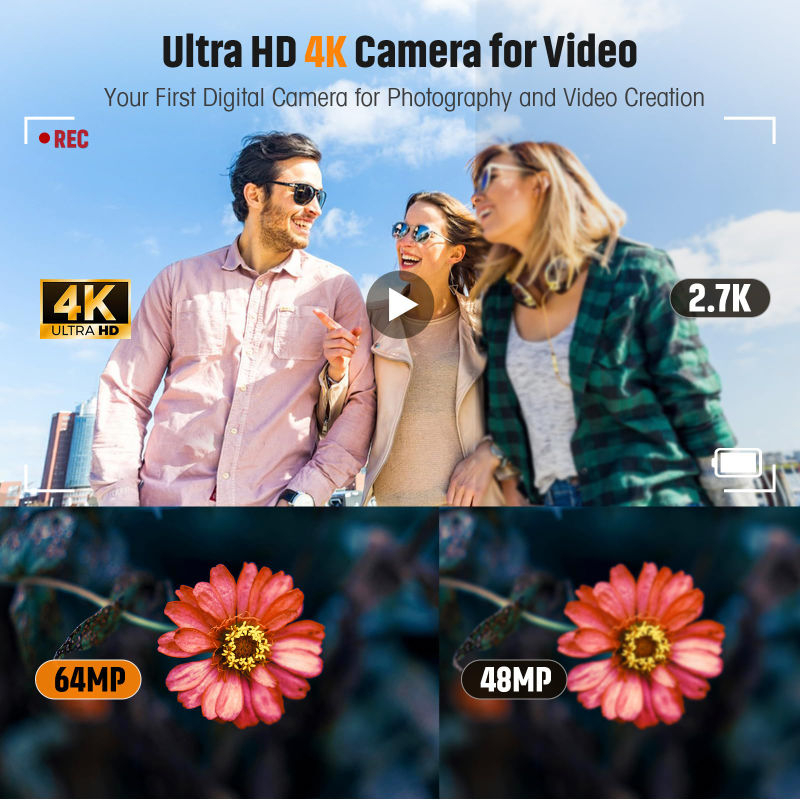 4K Digital Camera 64MP Photogr - đánh giá và giá Photography Nature Images