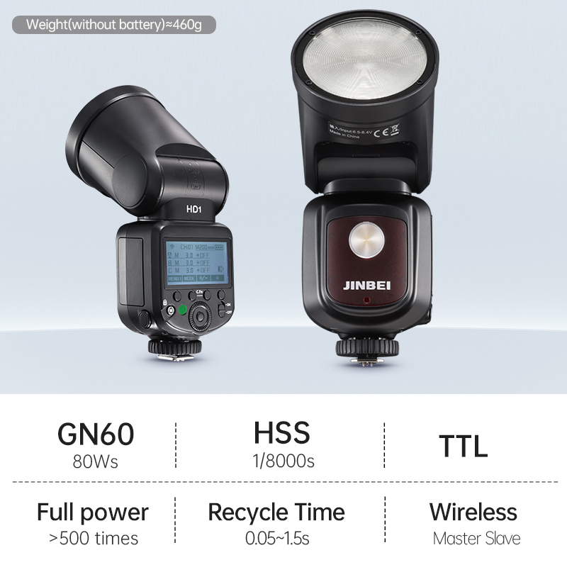 JINBEI HD-1Round-head HSS Spee - đánh giá và giá Photography Outdoor
