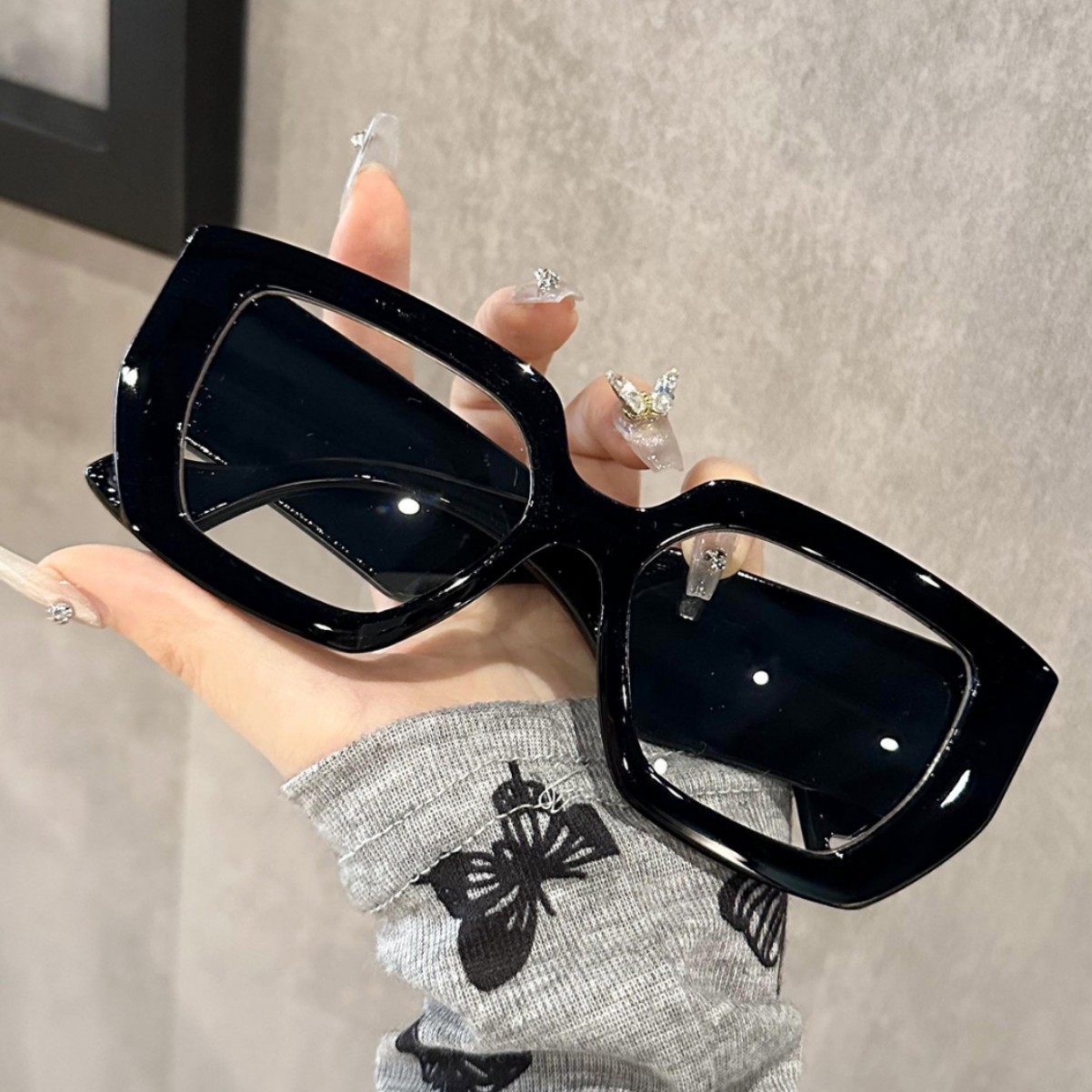 Super Large BoxSunglasses Wome - đánh giá và giá Photography Outdoor
