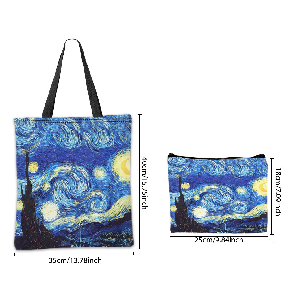 Van Gogh Series Tote Bag Cosme - đánh giá và giá Photography Art