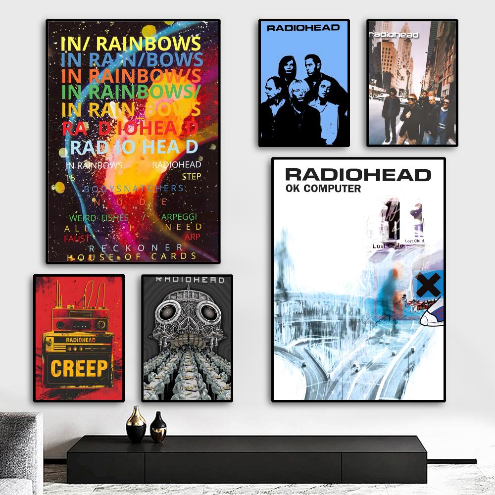 R-Radiohead Band Rainbow Paint - đánh giá và giá Photography Art