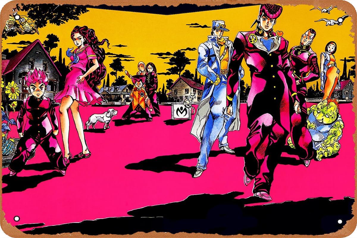 JoJos Bizarre Anime Poster,Vin - đánh giá và giá Photography Anime