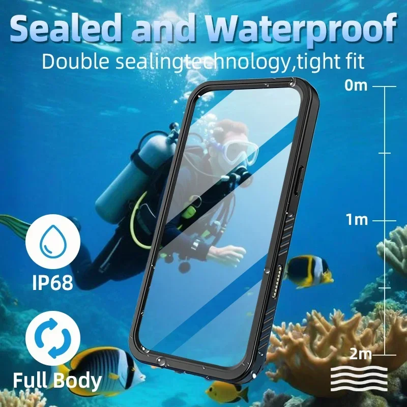 360° Sealed IP68 Waterproof Ca - đánh giá và giá Photography With Iphone 15