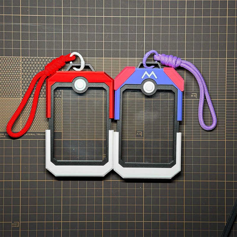 Poke Ball Vertical Card Holder - đánh giá và giá Photography Portfolio