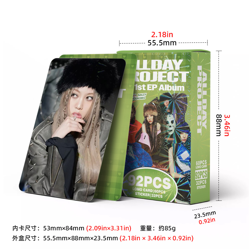 92Pcs/Set ALLDAY PROJECT Idol  - đánh giá và giá Photography Portfolio