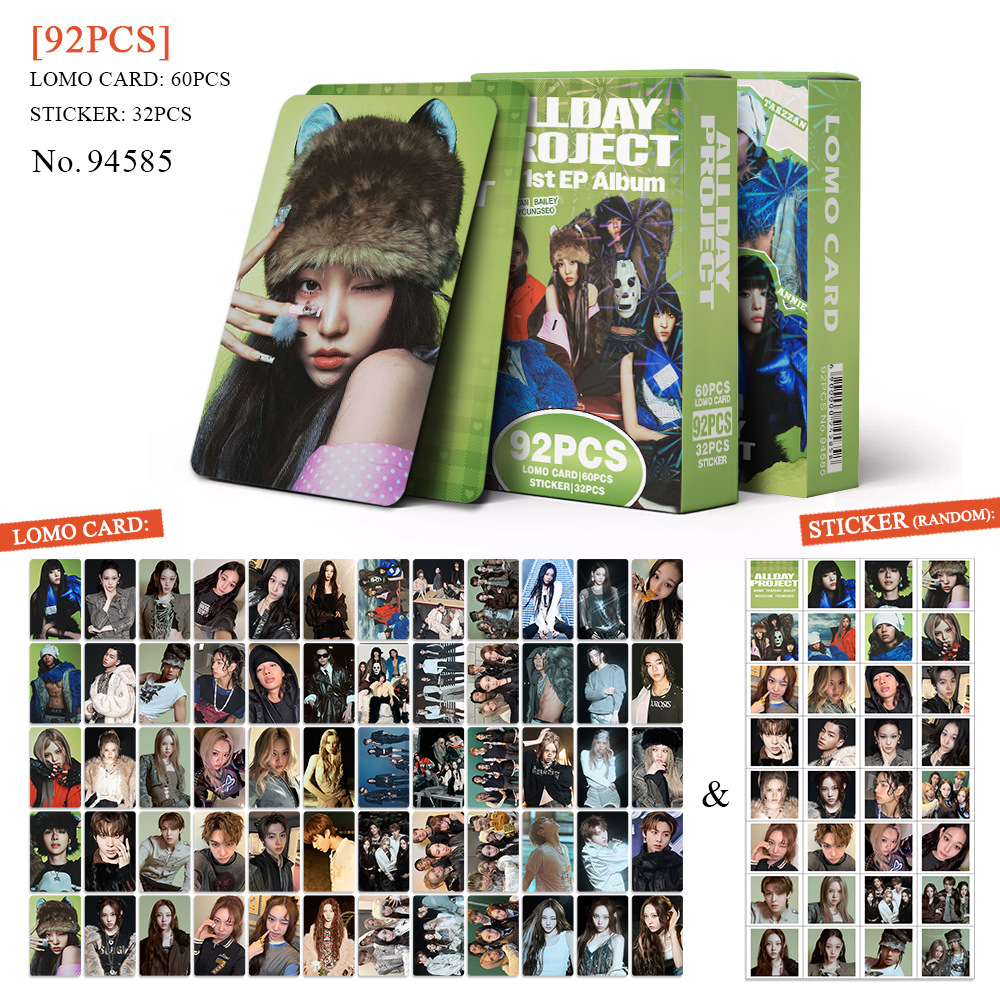 92Pcs/Set ALLDAY PROJECT Idol  - đánh giá và giá Photography Portfolio