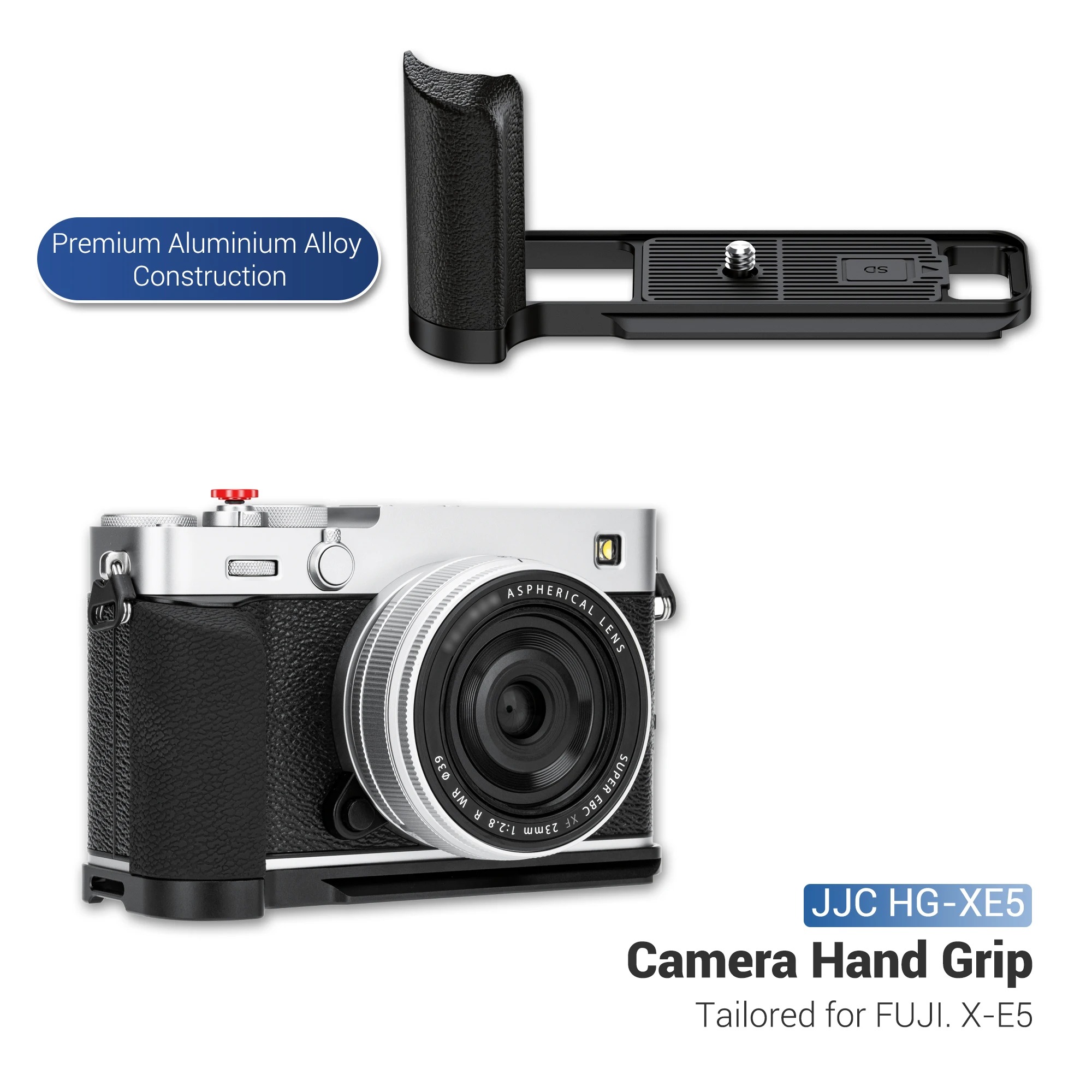JJC L-Shape Hand Grip with Shu - đánh giá và giá Peak Design Clip