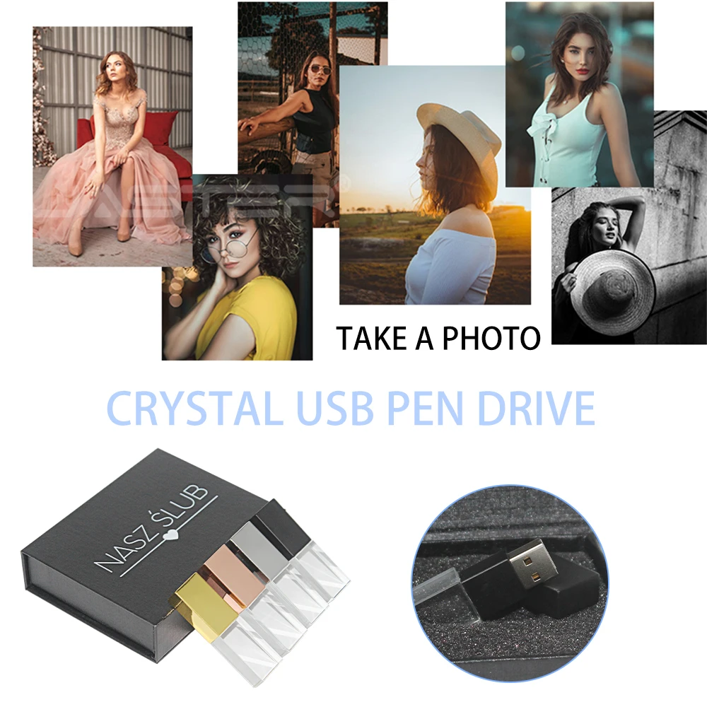 10 PCS LOT Crystal USB Flash D - đánh giá và giá Photography Of Memories