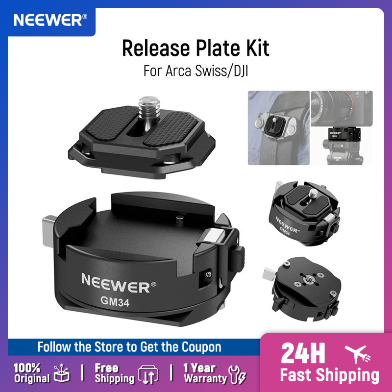 Neewer GM47 Quick Release Plat - đánh giá và giá Peak Design Clip