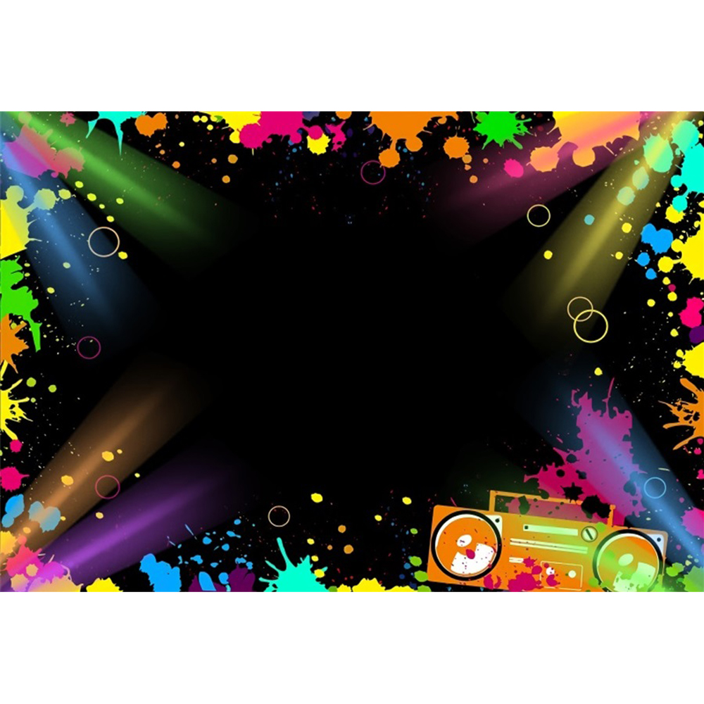 Neon Color Dance Stage Backdro - đánh giá và giá Photography Zone