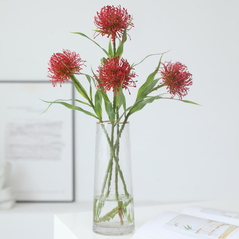 5Pcs Pincushion Flower Artific - đánh giá và giá Photography Graduation
