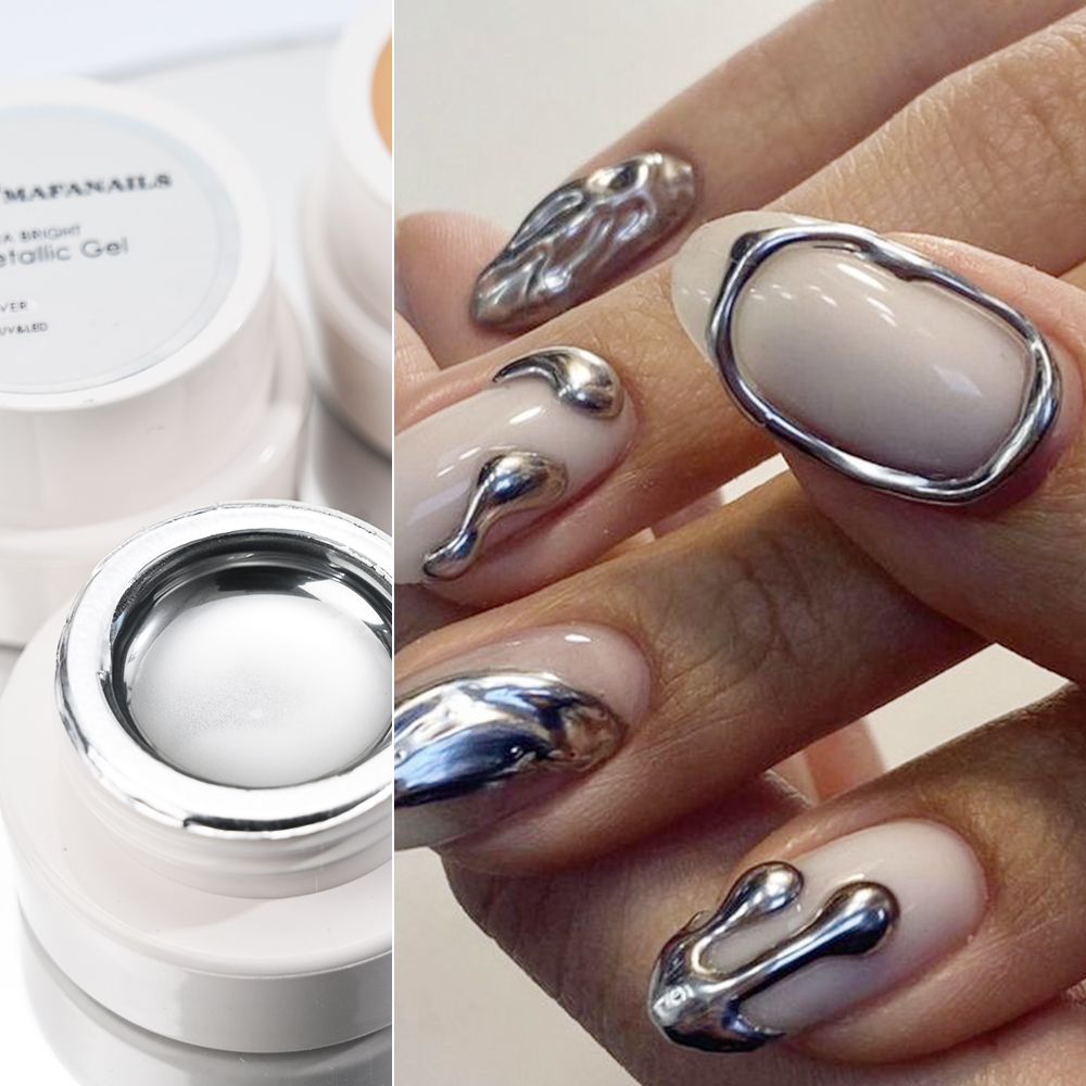 5ml Silver Gold Metallic Gel N - đánh giá và giá Photography Design