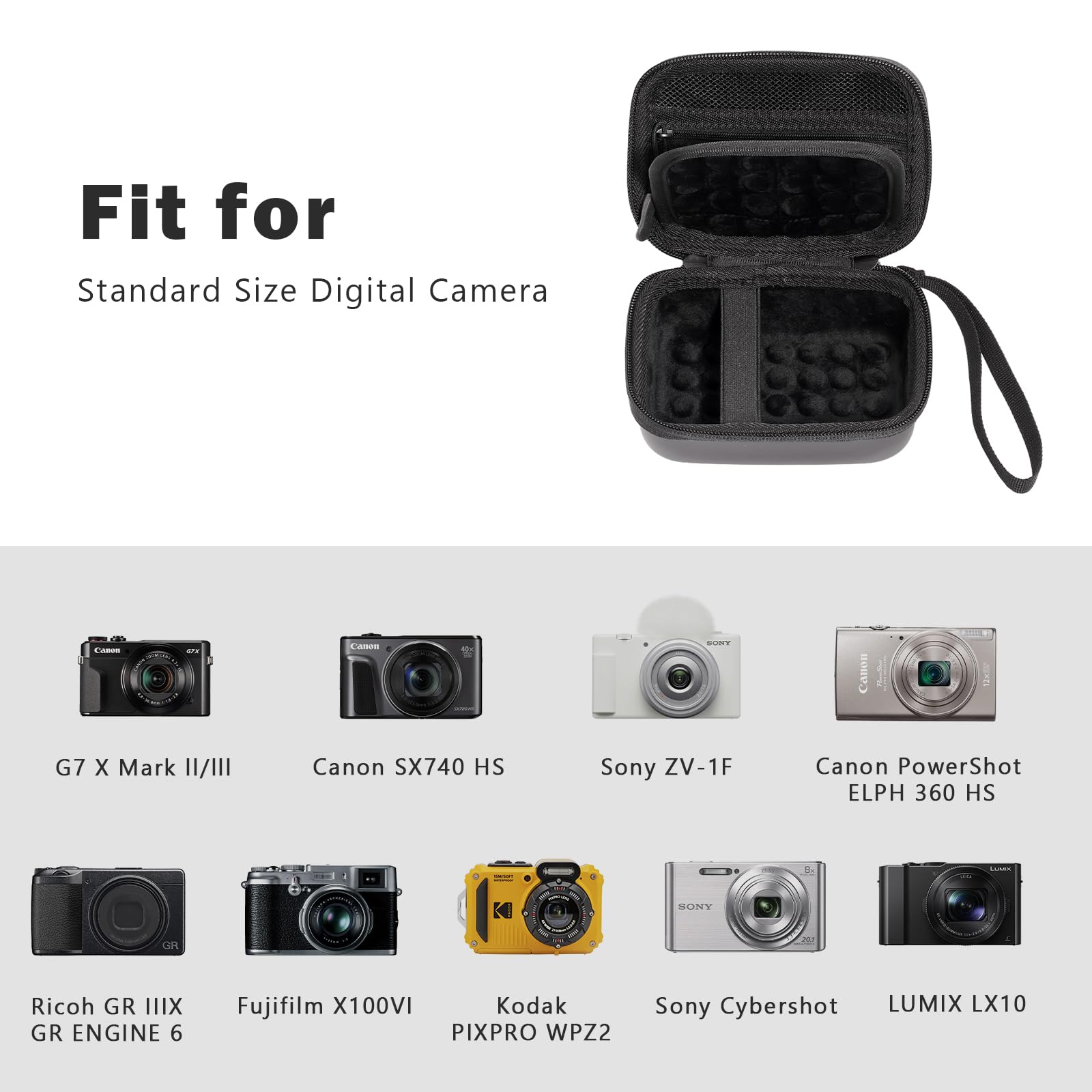 Hard Shell Digital Camera Case - đánh giá và giá Photography Icon