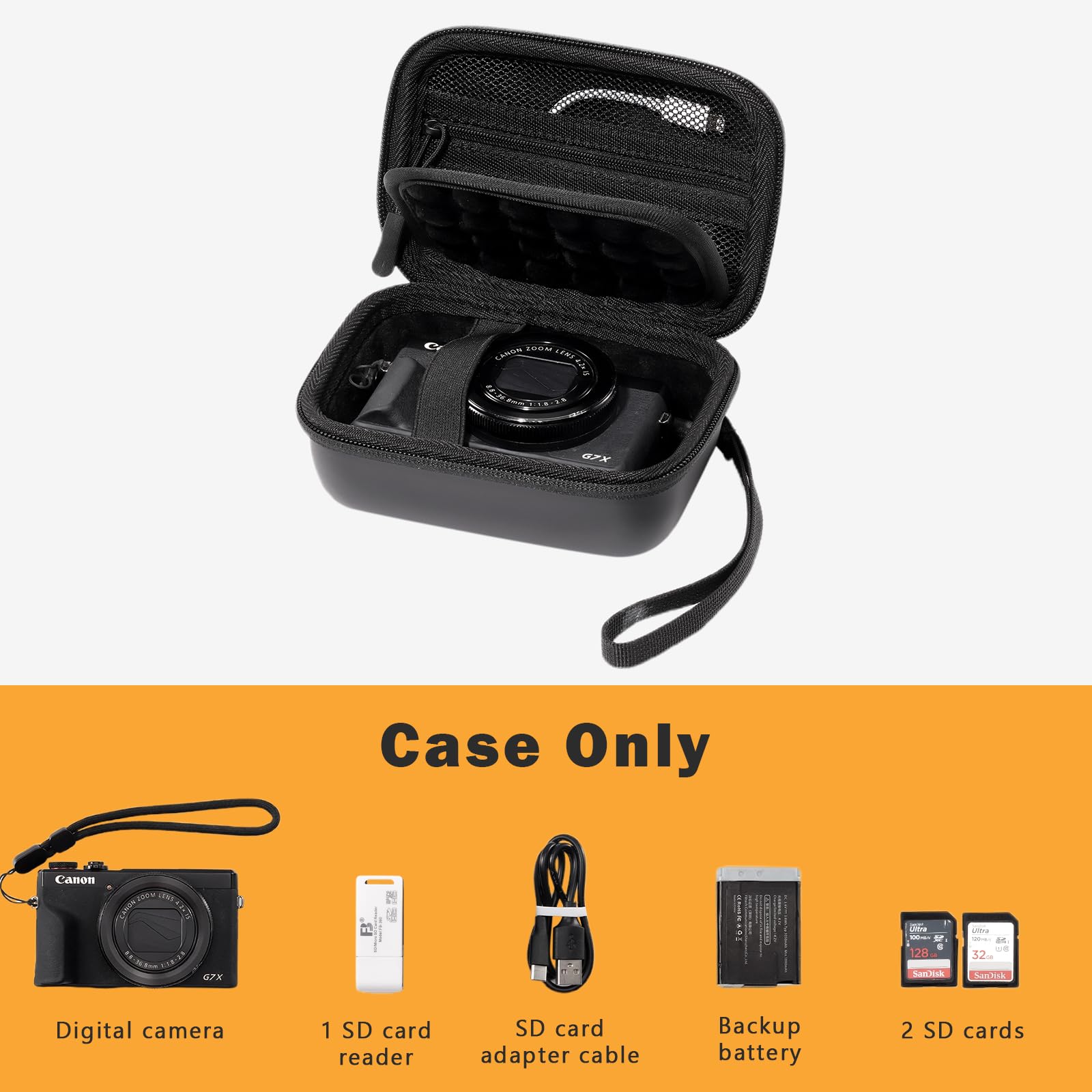 Hard Shell Digital Camera Case - đánh giá và giá Photography Icon