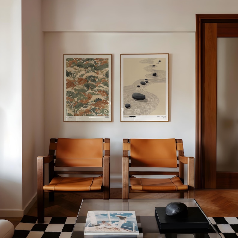 2pcs Japandi Zen Canvas Wall A - đánh giá và giá Photography Design